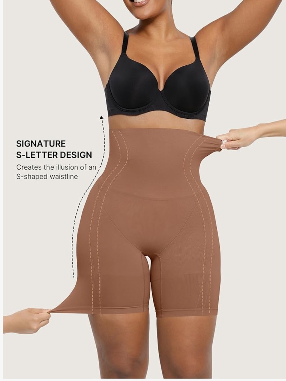 SHAPELLX Shapewear tummy control butt lifting shorts shapers - Picture 2 of 8